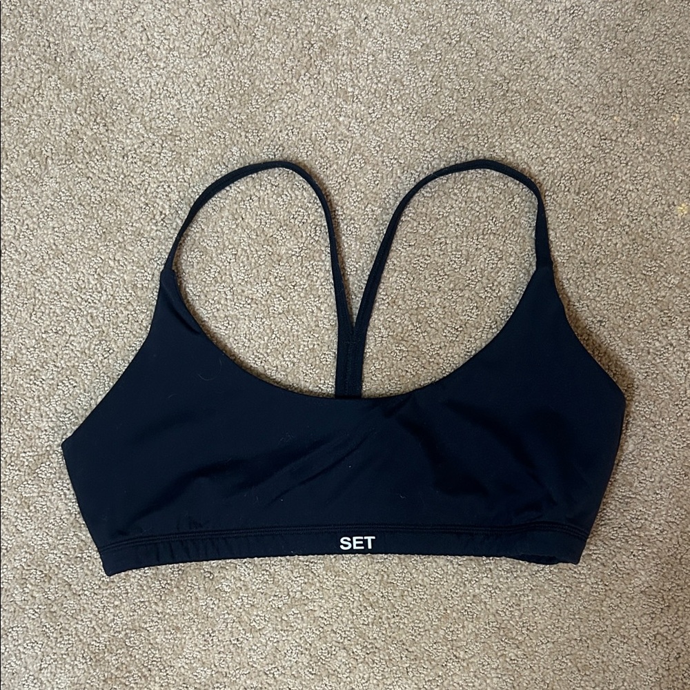 Set Active Black Bra - Airluxe
